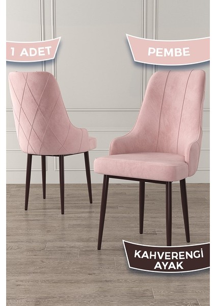 Concept Ram Serisi 80X132 Açılabilir Yemek Masası Takımı Beyaz Masa Kahverengi Ayak 4 Sandalye fırsatları
