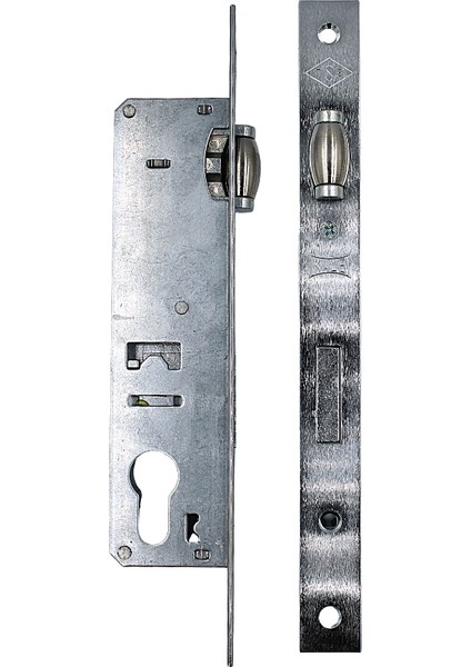 Silindirli Daire Kilidi Makarali 20 Mm Nikel 15520000002