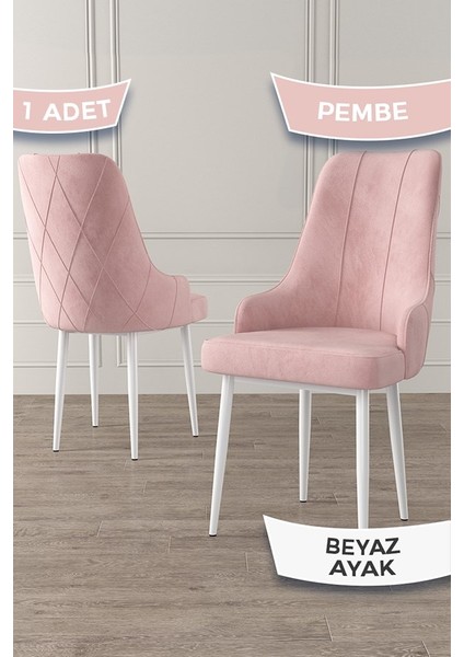Concept Ram Serisi 80X132 Açılabilir Yemek Masası Takımı Beyaz Mermer Desen Masa 6 Babyface Kumaş Sandalye fırsatları
