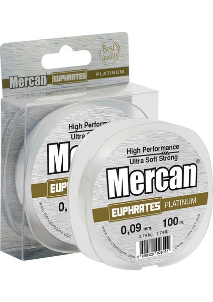 Platinum 100 M. 1x1 Beyaz Makara Misina