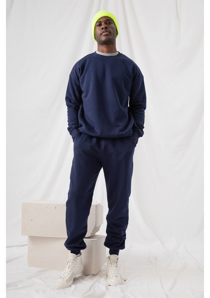 Erkek Rahat Kesim Lacivert Eşofman Alt fiyatları