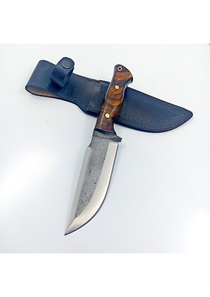 5160 Karbon Çelikten Hakiki El Dövmesi Av Bıçağı , Outdoor Bıçak , Bushcraft Bıçak