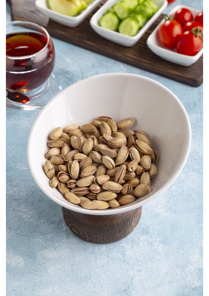 Ahşap Ayaklı Thermoset Çerezlik Salata Makarna Tabağı Tatlı Pasta Sunum Tabağı
