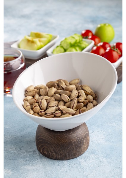 Ahşap Ayaklı Thermoset Çerezlik Salata Makarna Tabağı Tatlı Pasta Sunum Tabağı fiyatları