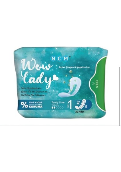 Wow Lady Günlük Ped