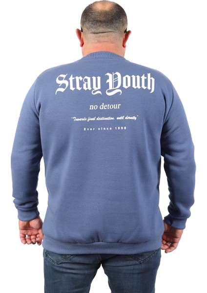 Sweatshirt Bisiklet Yaka Stray South 22730 Mavi indirimleri
