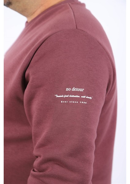 Sweatshirt Bisiklet Yaka Stray South 22730 Lila modelleri