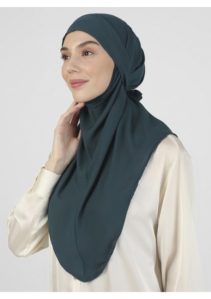 Krep Kemerli Türban - Zümrüt Yeşili - Ecardin fiyatları