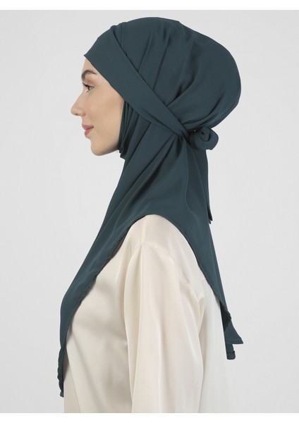 Krep Kemerli Türban - Zümrüt Yeşili - Ecardin modelleri