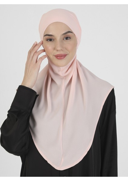 Krep Kemerli Türban - Pembe - Ecardin