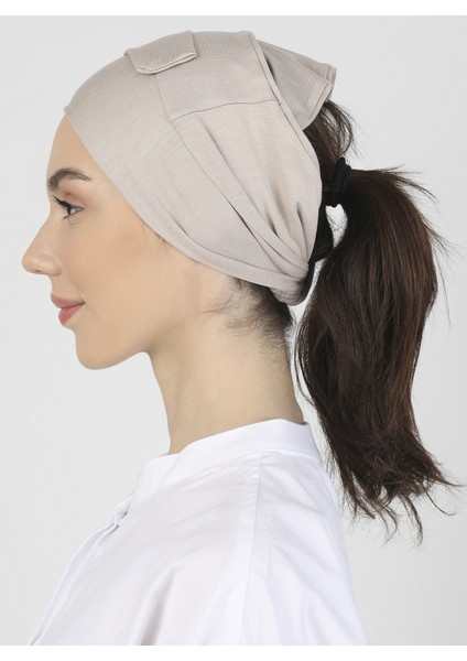 Büyük Bant Bone - Açık Vizon - Ecardin