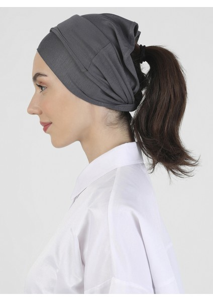 Büyük Bant Bone - Koyu Gri - Ecardin