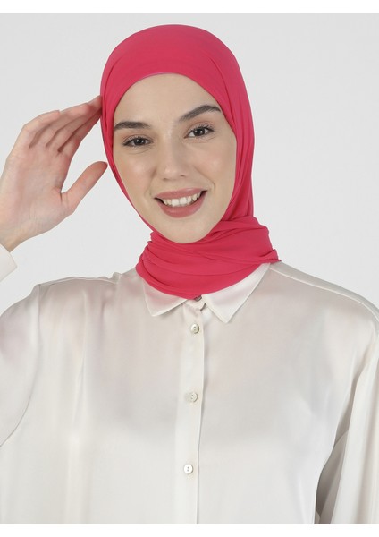 Boneli Şifon Şal - Pers Gülü - Ecardin fiyatları