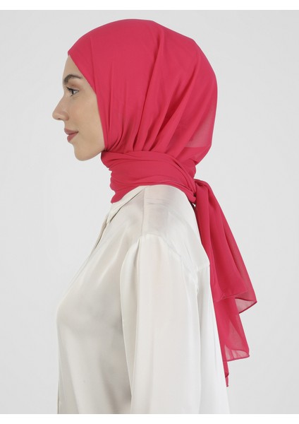 Boneli Şifon Şal - Pers Gülü - Ecardin modelleri