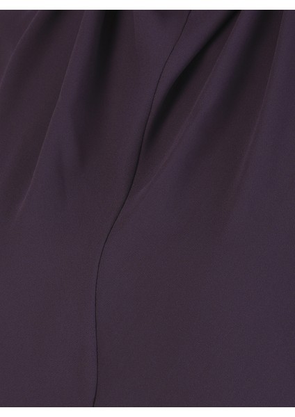 Krep Kemerli Türban - Mor - Ecardin fırsatları