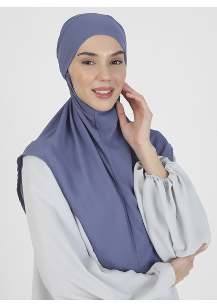Krep Kemerli Türban - Kot Mavi - Ecardin fiyatları