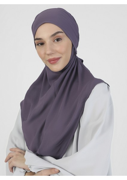 Krep Kemerli Türban - Lila - Ecardin fiyatları