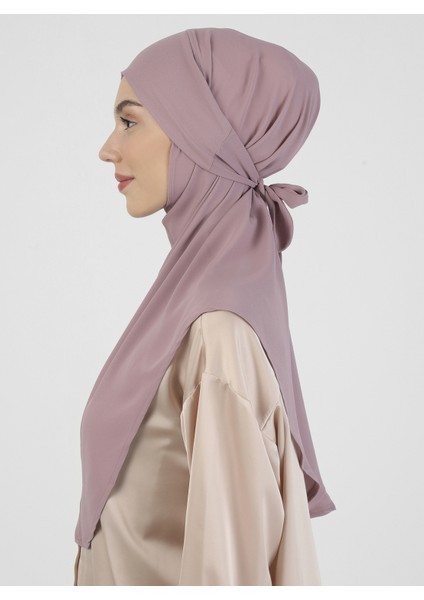 Krep Kemerli Türban - Gül Kurusu - Ecardin modelleri