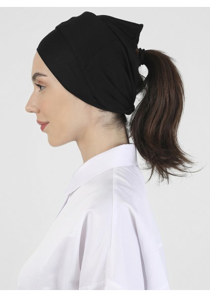 Büyük Bant Bone - Siyah - Ecardin