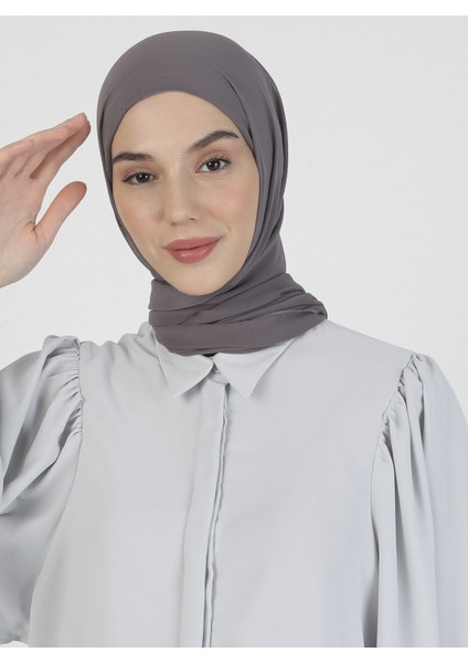 Boneli Şifon Şal - Kül Grisi - Ecardin fiyatları