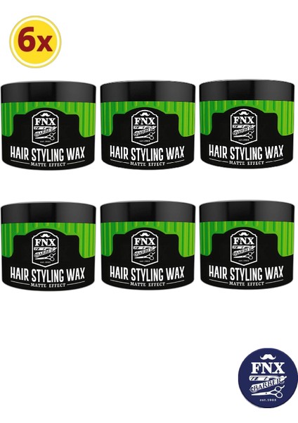 Fnx Barber Matte Effect Wax 150 Ml 6 Adet