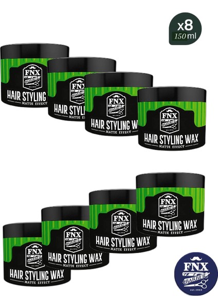Fnx Barber Matte Effect Wax 150 Ml 8 Adet