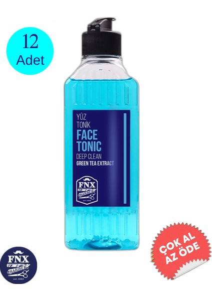 Fnx Barber Yüz Temizleme Tonigi 250 Ml 12 Adet