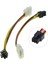 OEM 6 Pin Pcı-E To 4 Pin Molex Ekran Kartı Power Kablosu 25 cm (5 Adet) 1