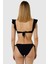 5400 Siyah Fırfırlı Bikini Takımı 2