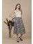 Bej Zebra Desen Maxi Saten Etek 1