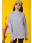 Gri Bisiklet Yaka Sweatshirt 2