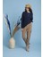 Lacivert Bisiklet Yaka Sweatshirt 2
