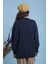 Lacivert Bisiklet Yaka Sweatshirt 4