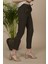 Haki Beli Bağlamalı Dar Paça Pantolon 3