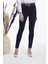 Lacivert Yüksek Bel Toparlayan Skinny Jean 2