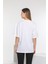 Beyaz Ayıcık Nakışlı Oversize Tshirt 4