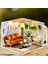 Dollhouse Dıy Kit Tiny House Bina Kiti Mobilya ile Arkadaşlar Hediyeler Oturma Odası (Yurt Dışından) 2