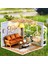 Dollhouse Dıy Kit Tiny House Bina Kiti Mobilya ile Arkadaşlar Hediyeler Oturma Odası (Yurt Dışından) 3