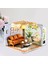 Dollhouse Dıy Kit Tiny House Bina Kiti Mobilya ile Arkadaşlar Hediyeler Oturma Odası (Yurt Dışından) 4