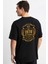 Vintage Gold Awesome Series May 1978 Siyah Ön Arka Oversize Tshirt 2