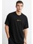 Vintage Gold Awesome Series July 1981 Siyah Ön Arka Oversize Tshirt 1