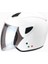 Kask Sway SW-733 Yarım Aynalı Camlı Beyaz 1