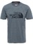 M SS Easy Tee - Eu Gri Erkek T-Shirt NF0A2TX3JBV1 1