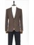 Desensiz Kahverengi Slim Fit Spor Ceket 1