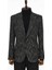 Siyah Desenli Slim Fit Spor Ceket 1