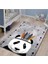 Pvc Kaymaz Taban Makinede Yıkanabilir Çocuk Odası Halısı I-JR-107 1