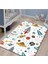 Pvc Kaymaz Taban Makinede Yıkanabilir Çocuk Odası Halısı I-JR-110 1