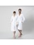 Derin Unisex Bornoz Beyaz / Marin Mavi 1