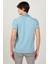 Slim Fit Melanj Düz Polo Yaka T-Shirt 4