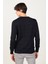Slim Fit Dar Bisiklet Yaka Erkek Kazak 4